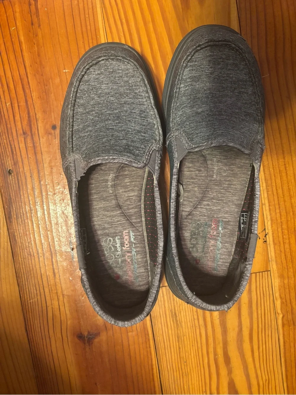 BOBS from Skechers Gray Slip-On Flats